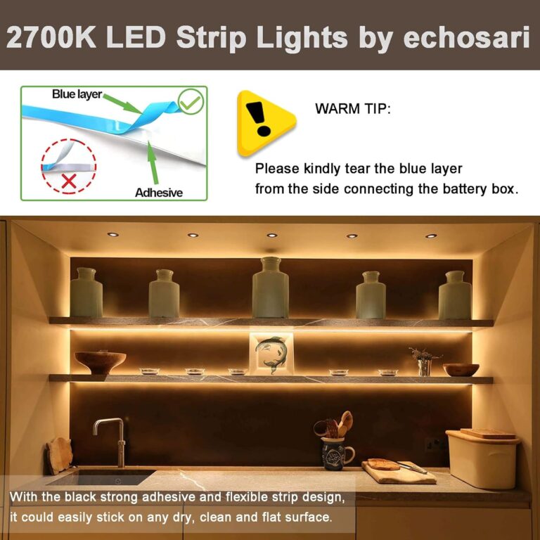 echosari Battery Powered Led Strip Lights Review