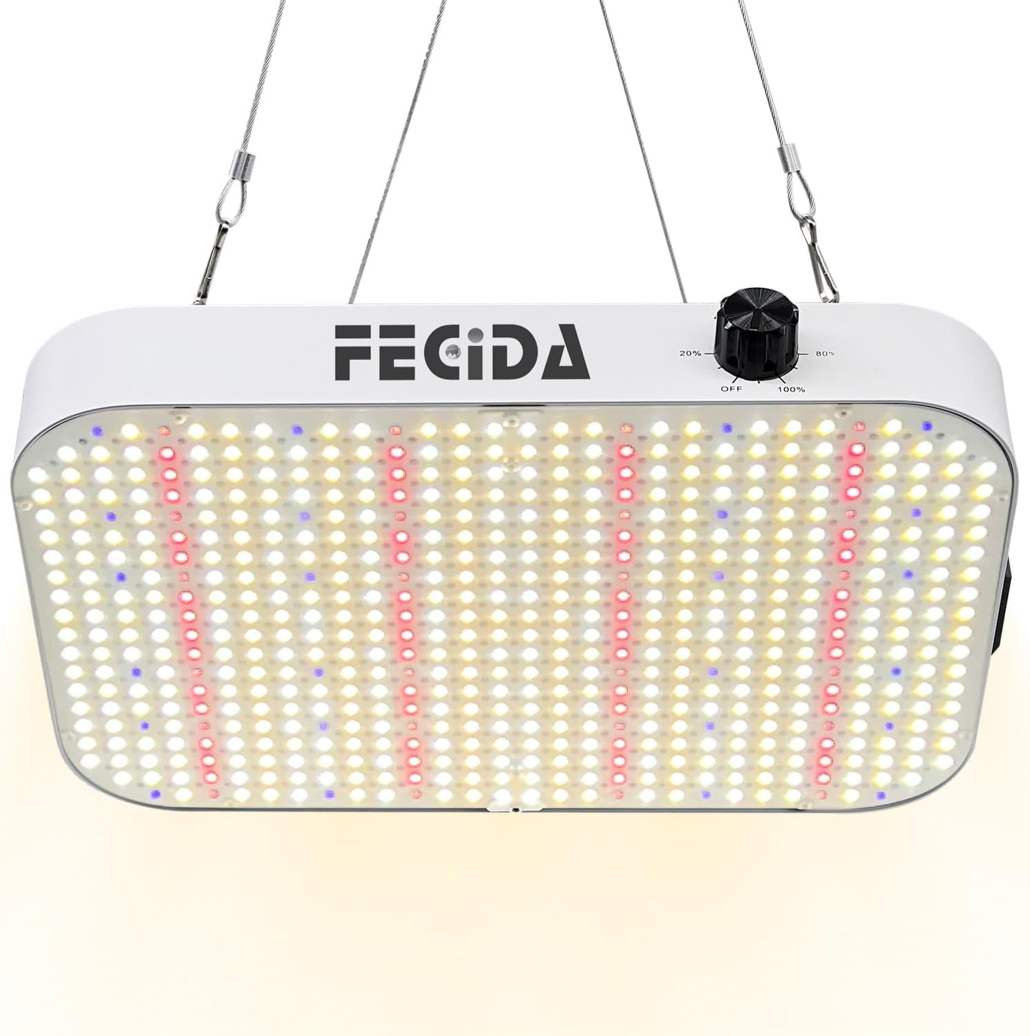 FECiDA 1000W LED Grow Light Dimmable, UV-IR Included Ideal Full Spectrum LED for Indoor Plants, 2023 Best 2x2 2x4 3x3, Daisy Chain Function  Quiet Build-in Fan