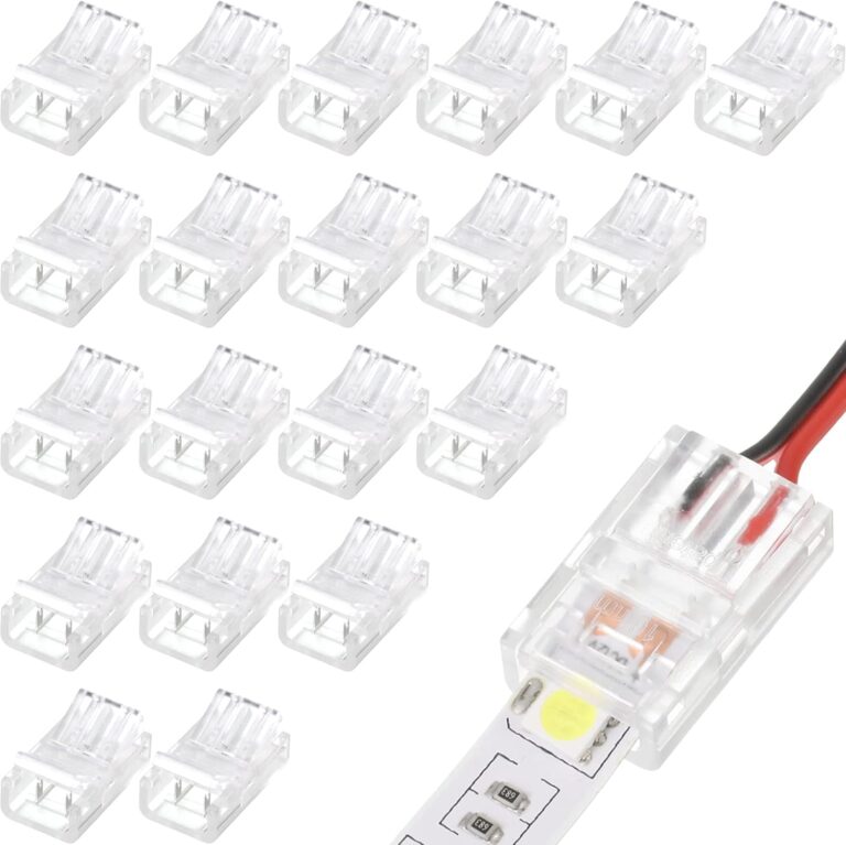 Flutesan RGB LED Light Strip Connectors 20 Waterproof Adapter Review