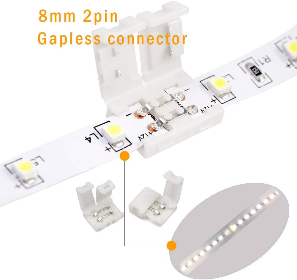 FSJEE 2Pin 8mm LED Strip Connector Kit Review
