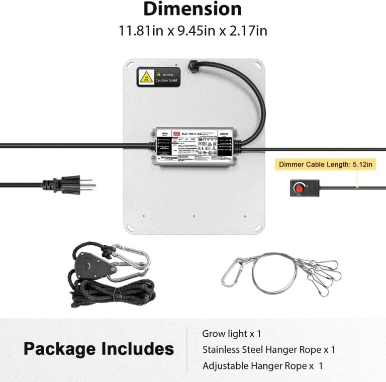 iPower AL 4500W LED Grow Light Daisy Chain Dimmable Full Spectrum Review