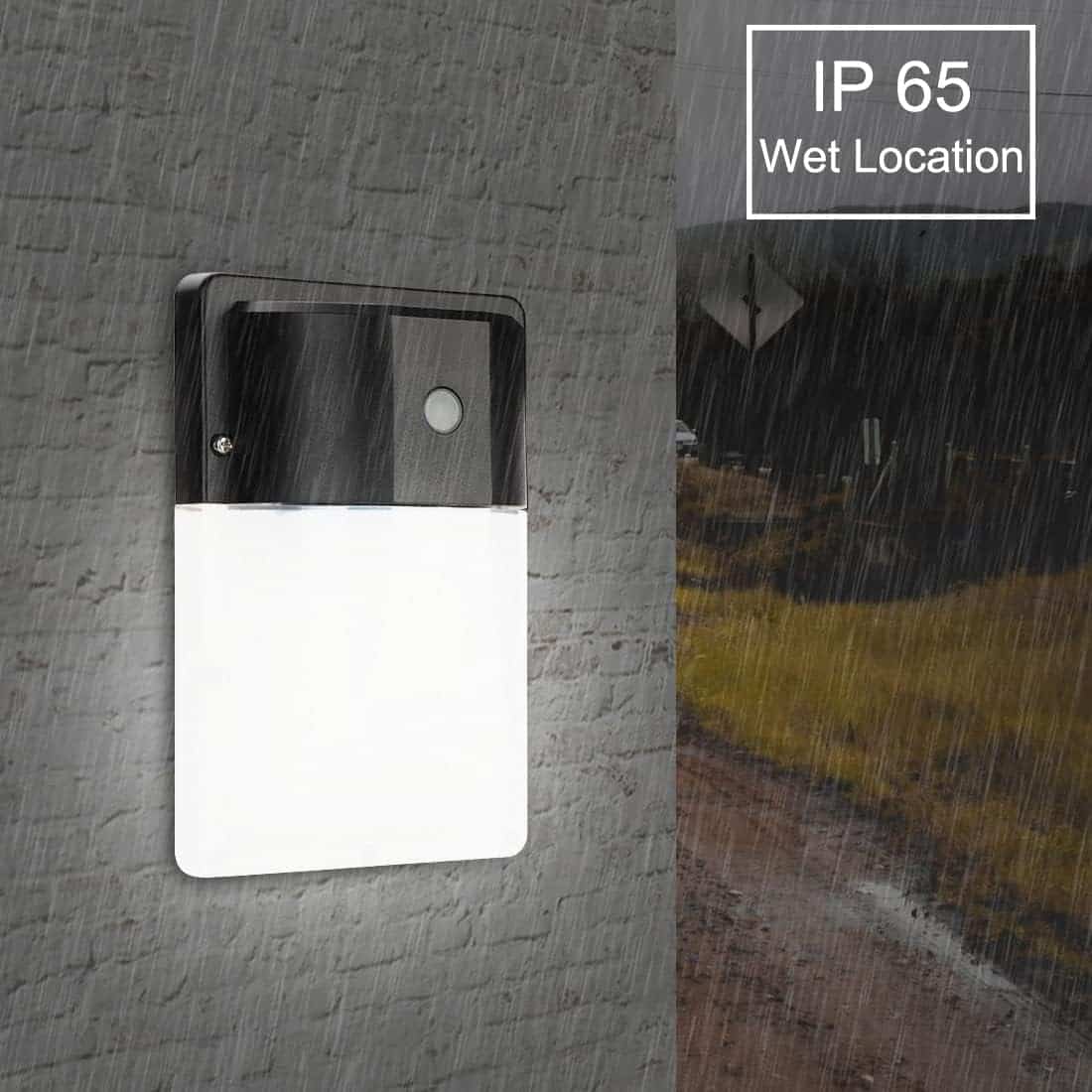 kadision LED Wall Pack Light with Dusk to Dawn Photocell, 13W 1430lm 5000K 100-277V IP65 Waterproof Outdoor Security Lights, ETL Listed, 4-Pack