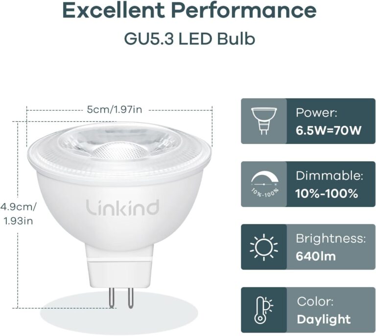 Linkind MR16 LED Bulb Dimmable Review