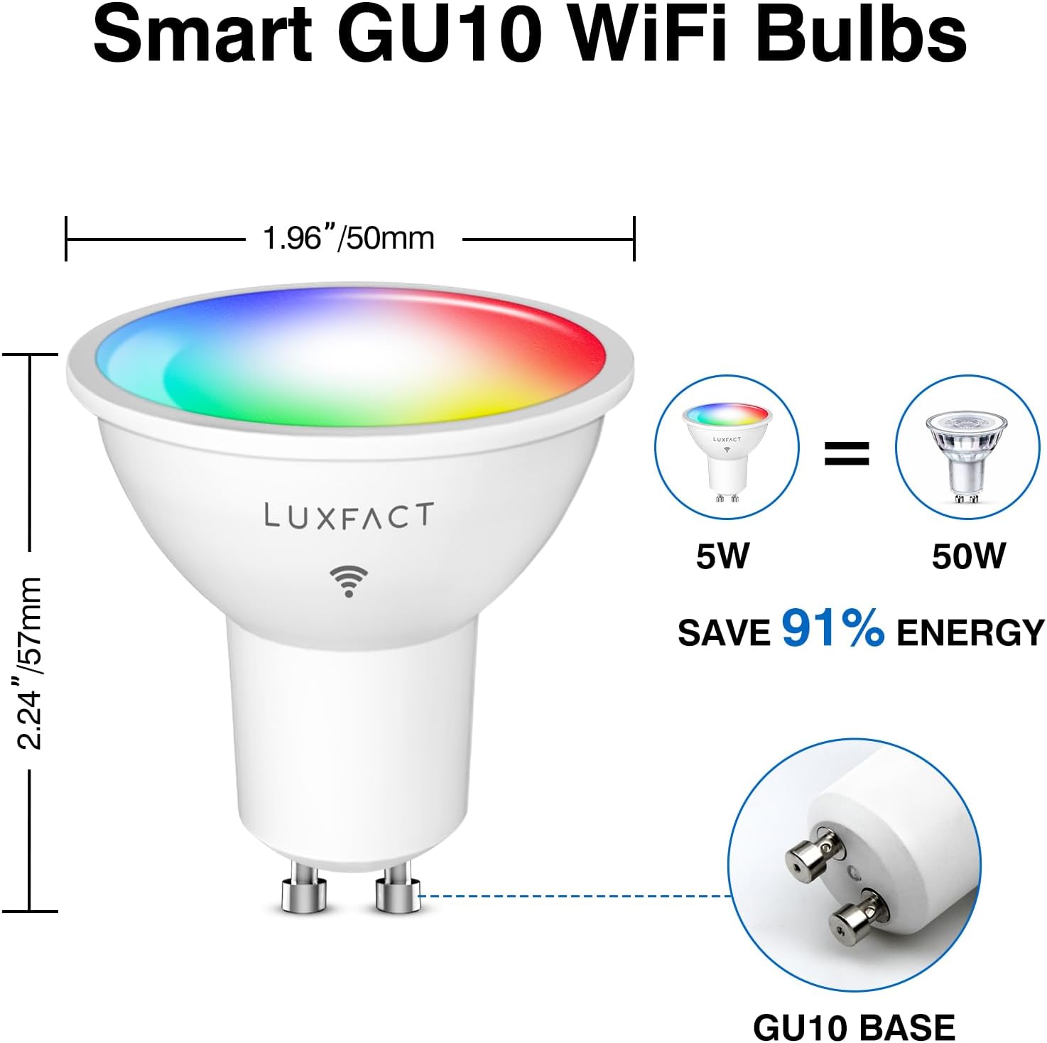 LUXFACT GU10 Smart LED Bulb Review