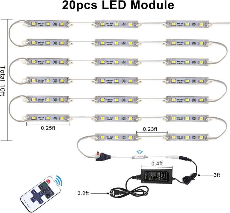 Pomelotree LED Storefront Lights for Business Waterproof Decorative Light Review
