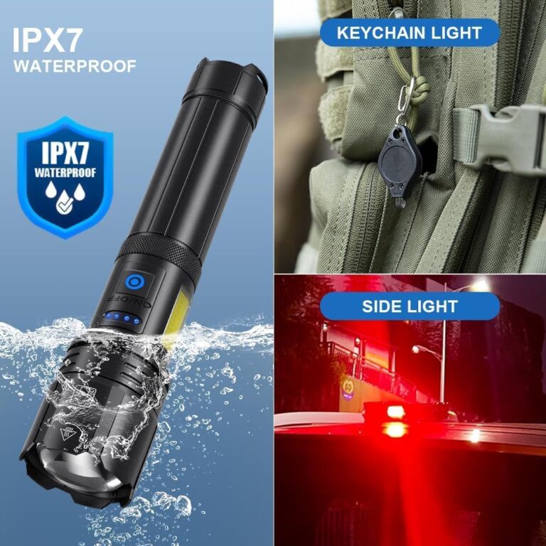 Rechargeable LED Flashlight High Lumens Review