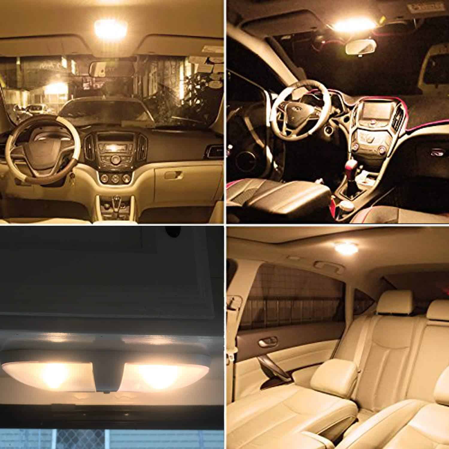 RVBULBZL 921 RV Interior LED Light Bulbs, T10 912 194 Camper Bulbs for Car Dome Map Door License Plate Trailer Backup Reverse Lights Warm White 20PCS