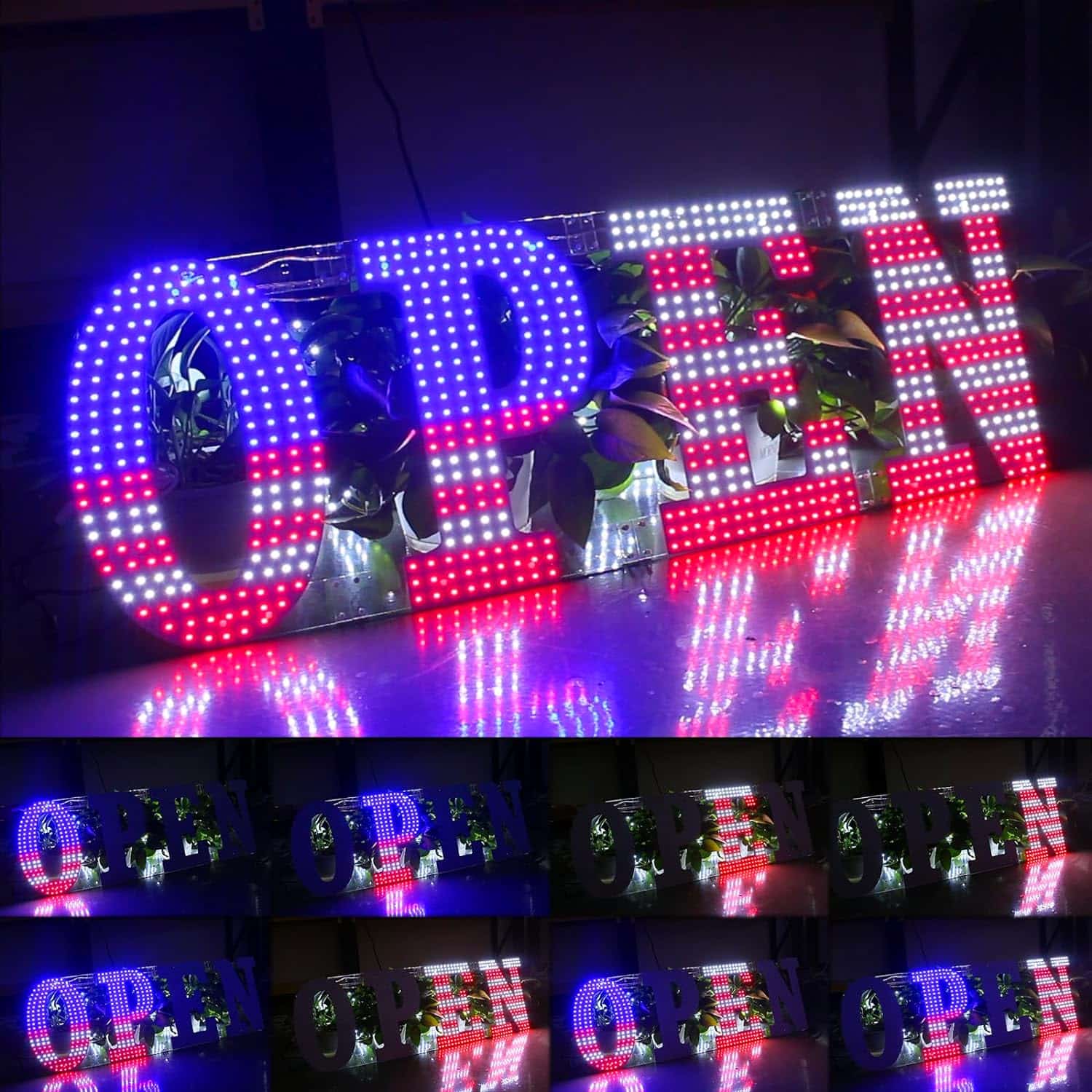 Ultra Bright US Flag Open Sign Review