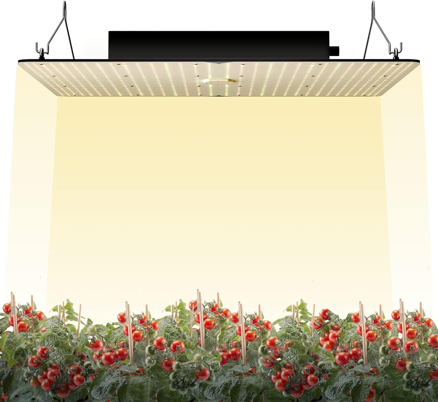 VEVOR LED Grow Light Full Spectrum Dimmable with Samsung 281B+PRO Chips High Yield Growing Lamp for Indoor Plants Daisy Chain Driver ETL Certified for 5x5 ft Grow Tent
