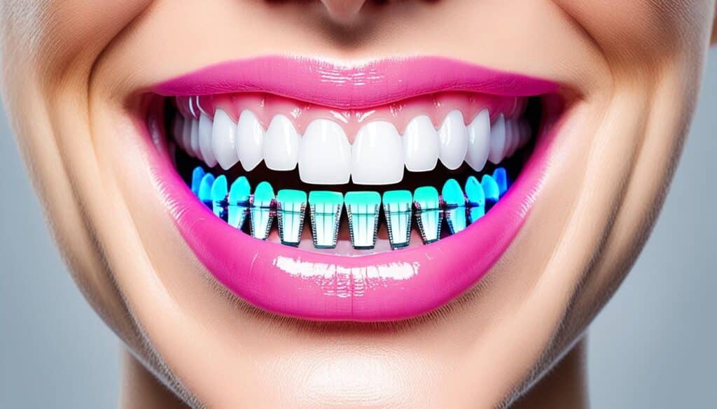 effective frequency for led teeth whitening