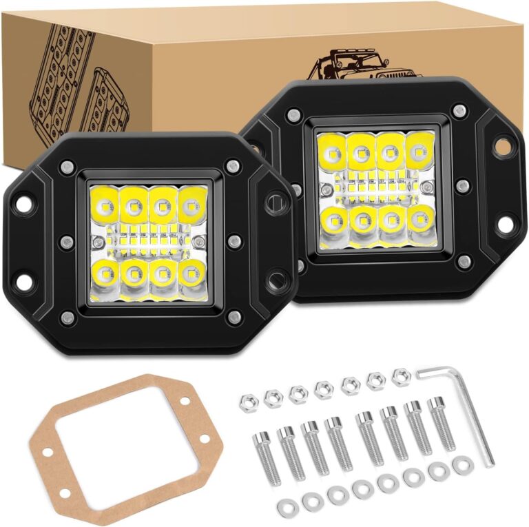 GOOACC Flush Mount LED Pods 42W Light Bar Review