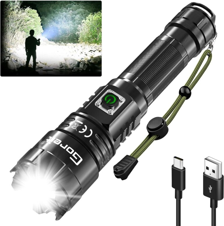 High Lumen Rechargeable Flashlight