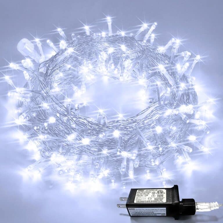 JMEXSUSS 33ft 100 LED White Christmas Lights Review
