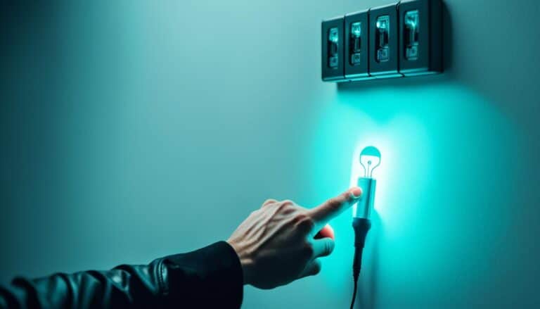 led light still on when switched off