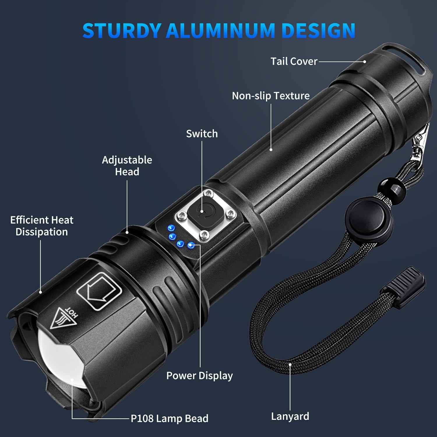 Rechargeable Flashlight High Lumens Review