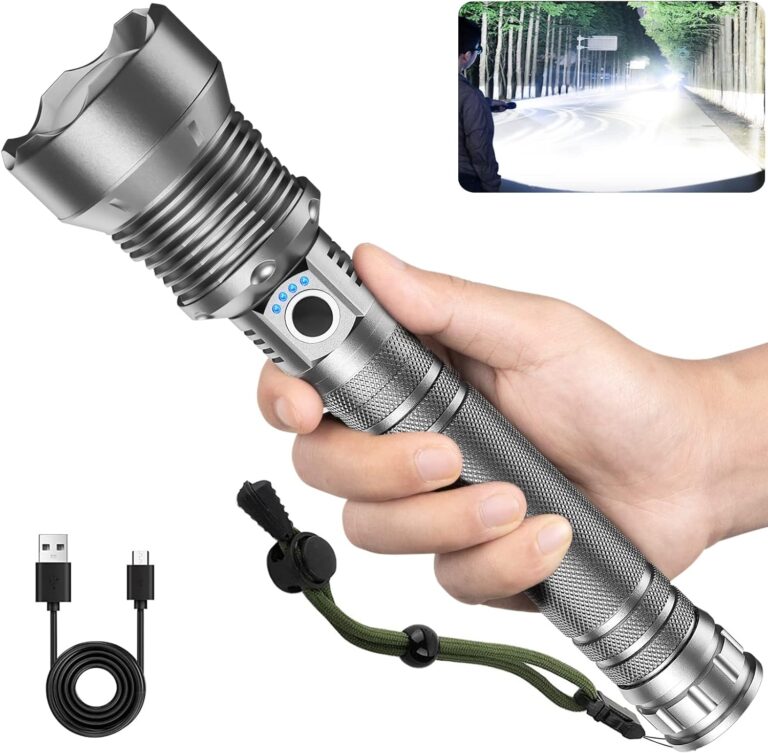 900,000 Lumen Rechargeable LED Flashlight Review