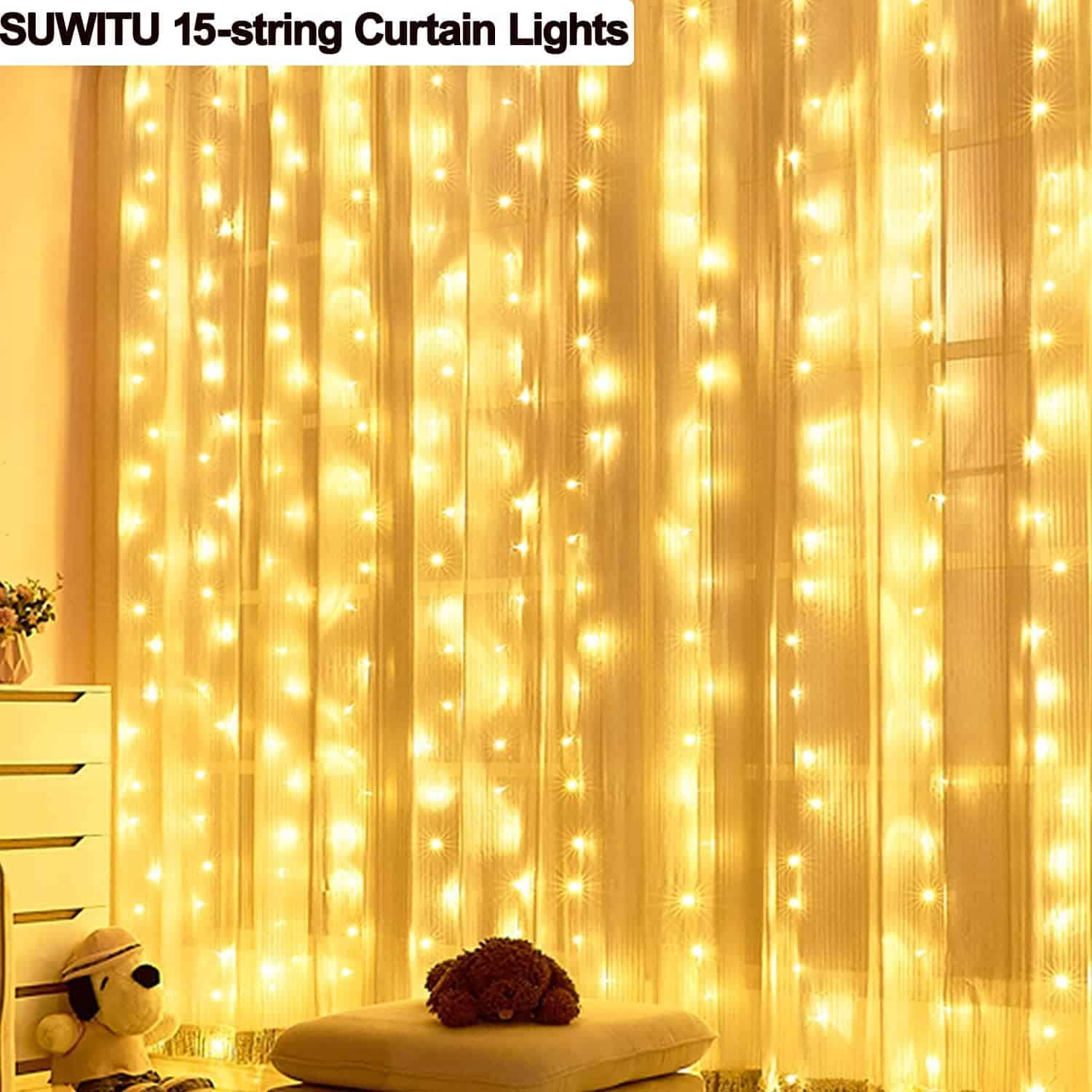 SUWITU Fairy Curtain Lights Review