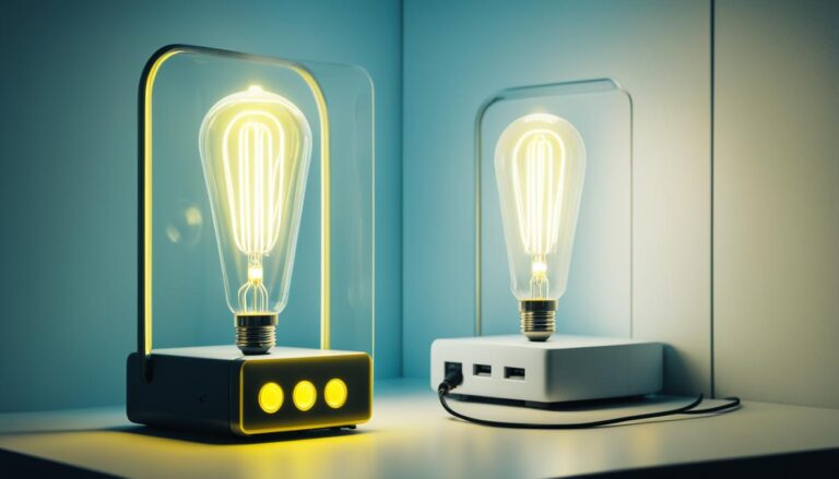 what is incandescent light vs led
