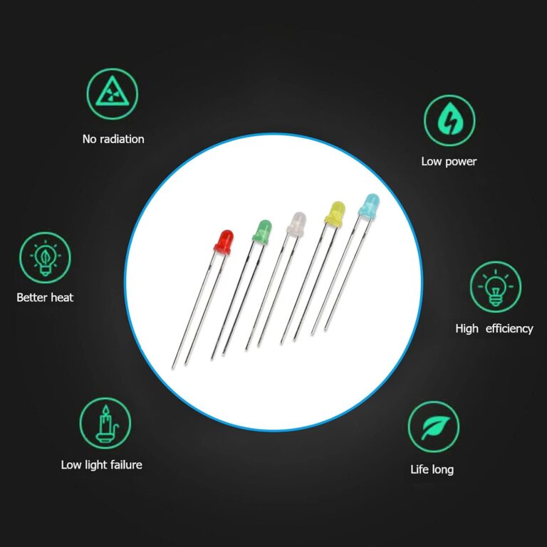 50 Pcs 3mm LED Light Emitting Diodes Bulb Review