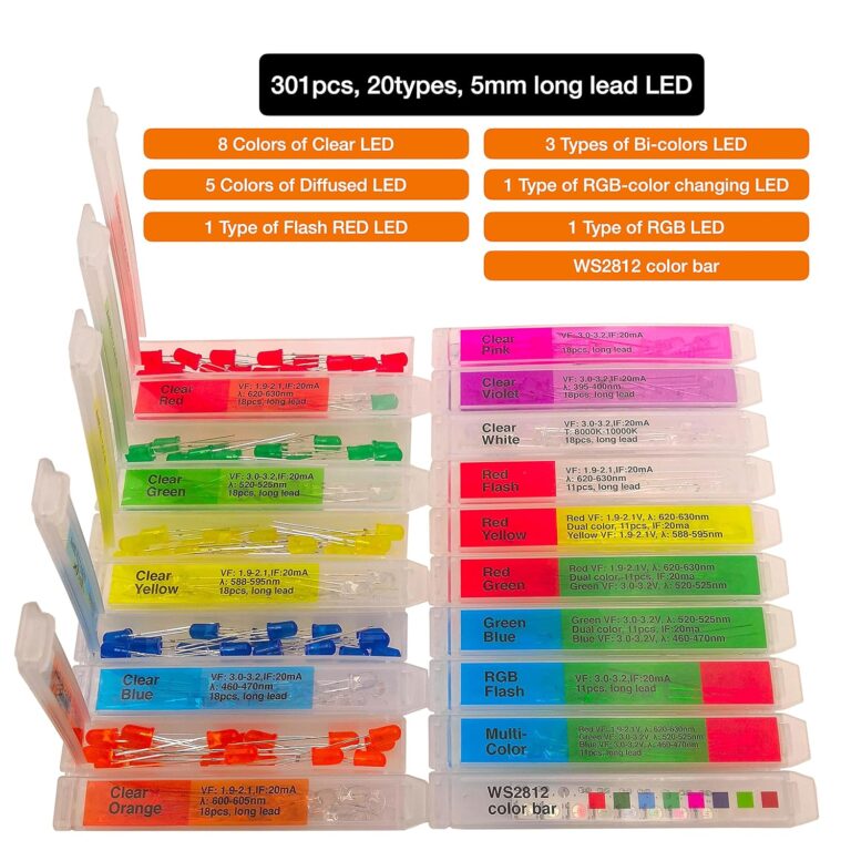 EEEEE (10 Types) 180 pcs LED Kit Review