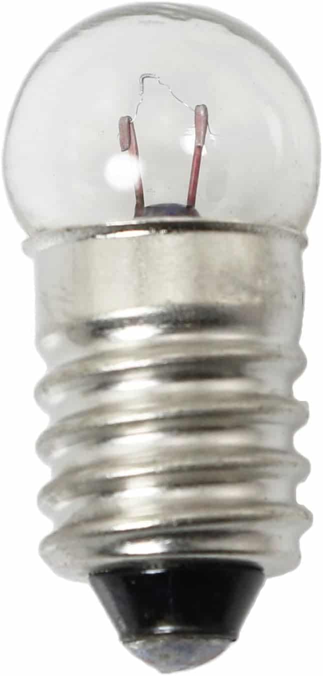 Mini Light Bulb Kit SQXBK 10PCS E10 1.5V/0.3A Miniature Screw Base Light Bulbs and 10PCS E10 Golden Light Socket Bulbs Lamps Base Holders for Home Experiment Circuit Electrical Test Accessories