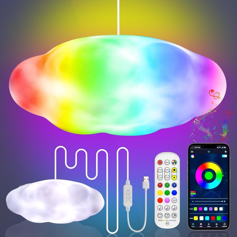 Review on RGB LED Cloud Lamp with Remote
