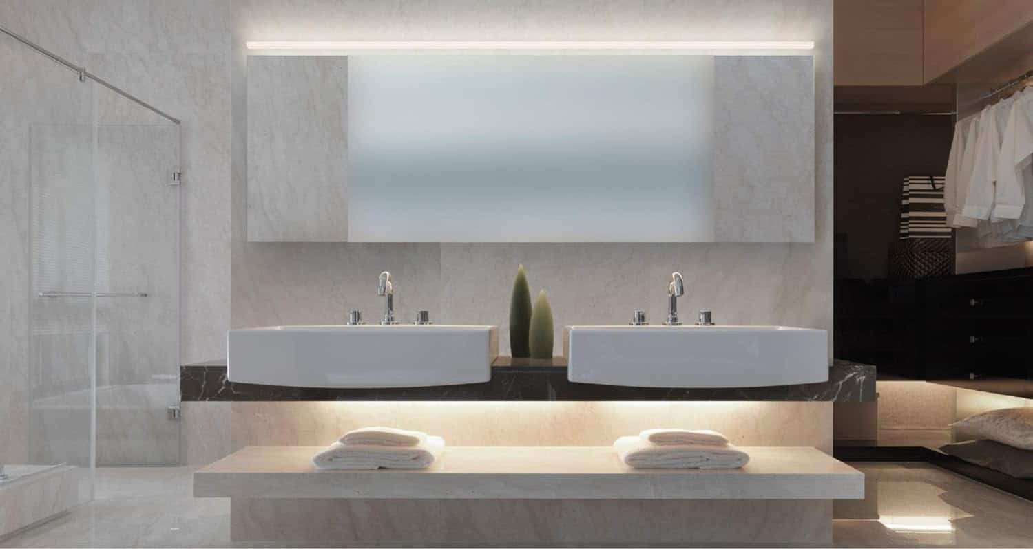 Sonneman 2334.03 Transitional LED Bath Bar from Stiletto Lungo Collection in White Finish,