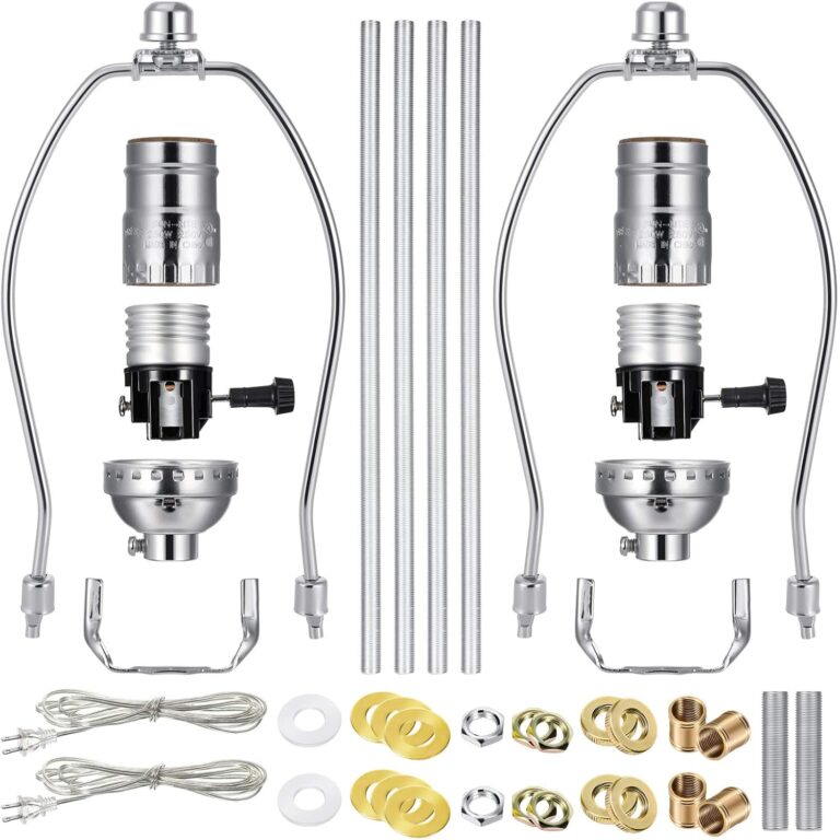 2 Sets Silver Finish Make a Lamp Light Kit Review