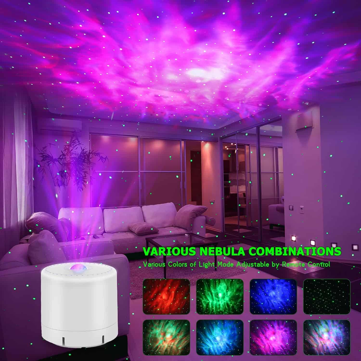 Galaxy Projector, Star Projector with Timer and Remote Control for Adults Bedroom Decoration, Valentines Day, Party, Birthday, Star Night Light
