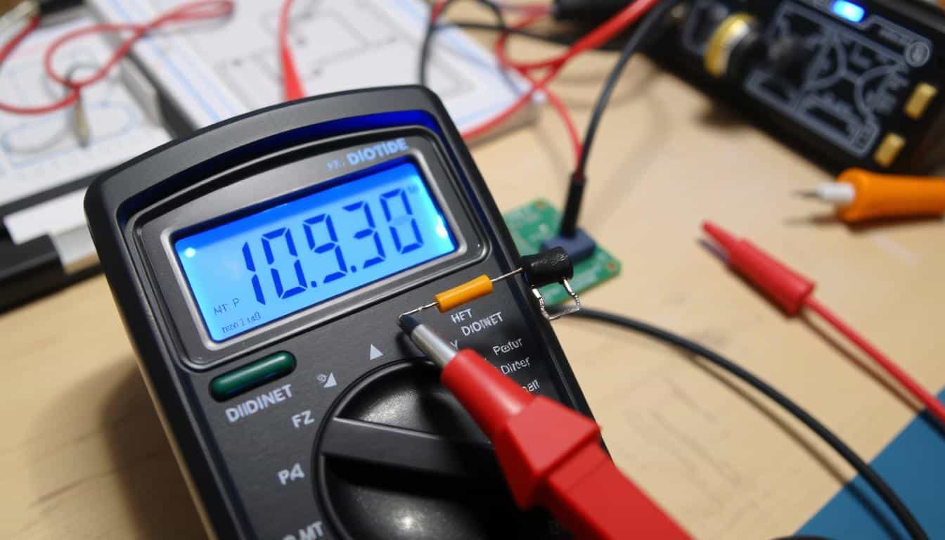 how to test diode with multimeter