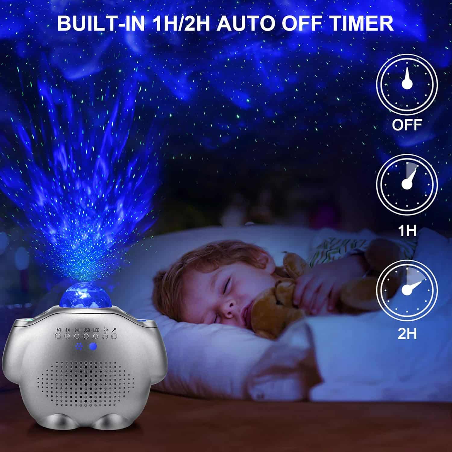 Star Projector, Galaxy Projector for Bedroom, Bluetooth Speaker with Moon  Star, Party Light, Night Light Projector for Kids Adults Gaming Room, Gifts for Girls  Boys, Ceiling, Bedroom Décor