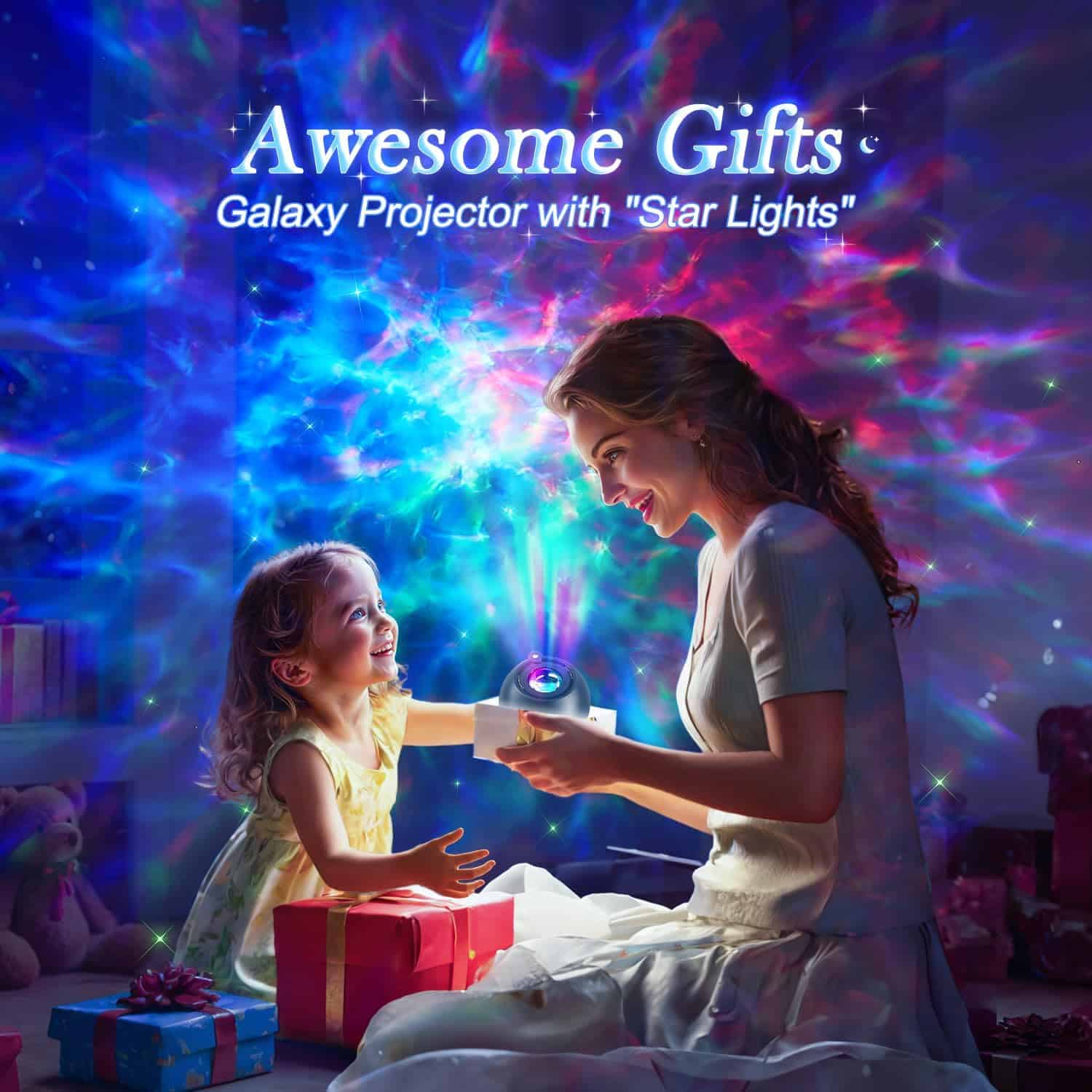 Star Projector,15 Colors Galaxy Projector Star Light Projector for Bedroom,15 White Noise Galaxy Lights for Bedroom,Bluetooth Speaker Galaxy Light Projector, Gifts Room Decor for Teen Girls Boys