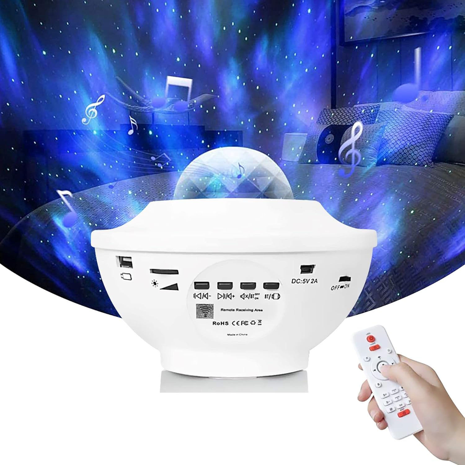 Galaxy Projector for Bedroom, Starlight Projector, 3 in 1 Starry Night Light Projector w Bluetooth Speaker, Star Projector Galaxy Light, Constellation Projector, Room Lights for Bedroom, Sky Light