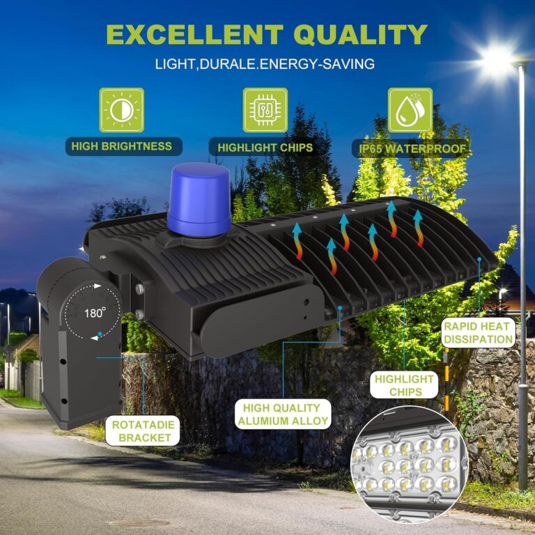 400W LED Area Light Shoebox Parking Lot Light Review