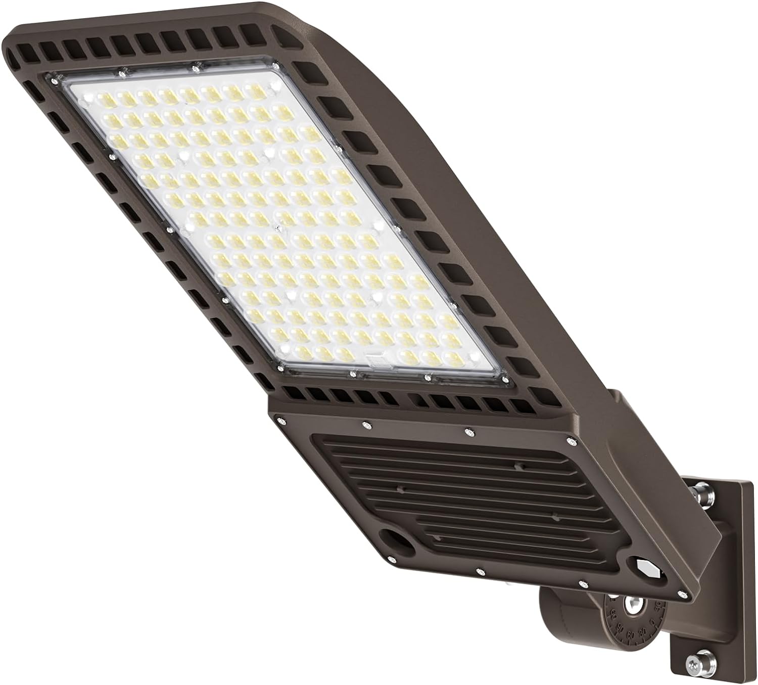 400W LED Parking Lot Light, 60000LM Pole Lights Outdoor with Dusk to Dawn Photocell 5000K IP65 100-277V, 150LM/W Commercial Lights for Stadium, Roadway