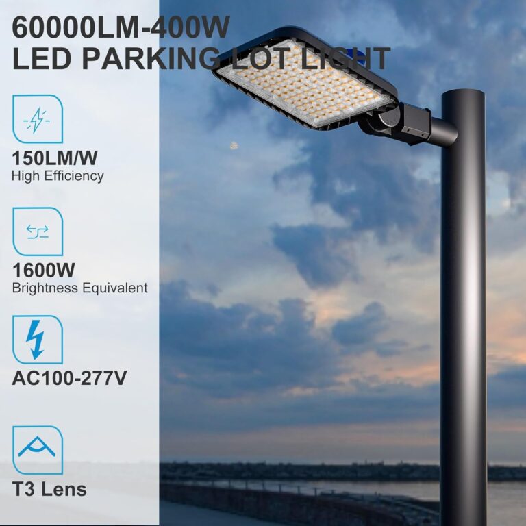 400W LED Parking Lot Lights Review