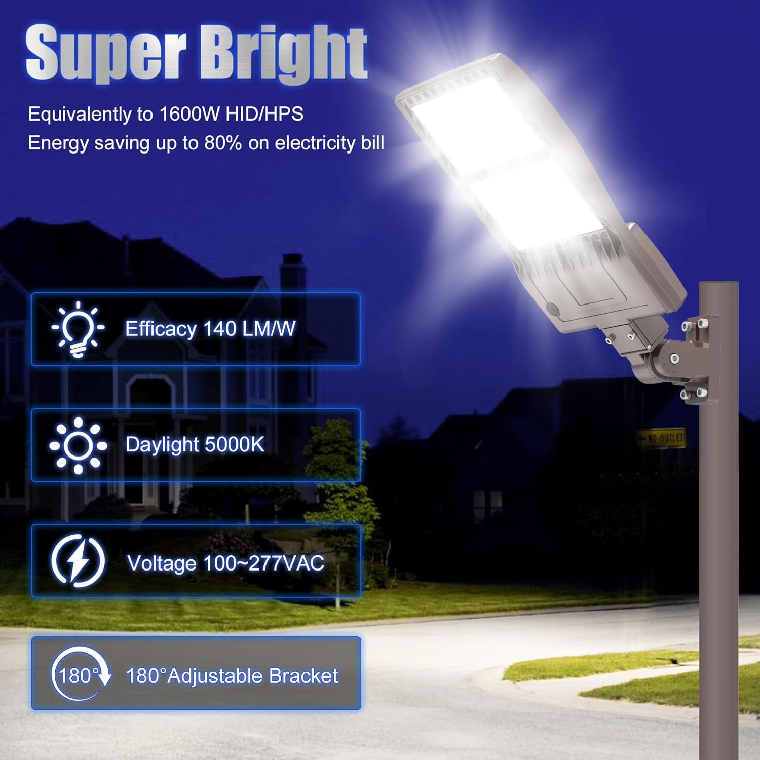 4Pack 400W LED Parking Lot Light Review