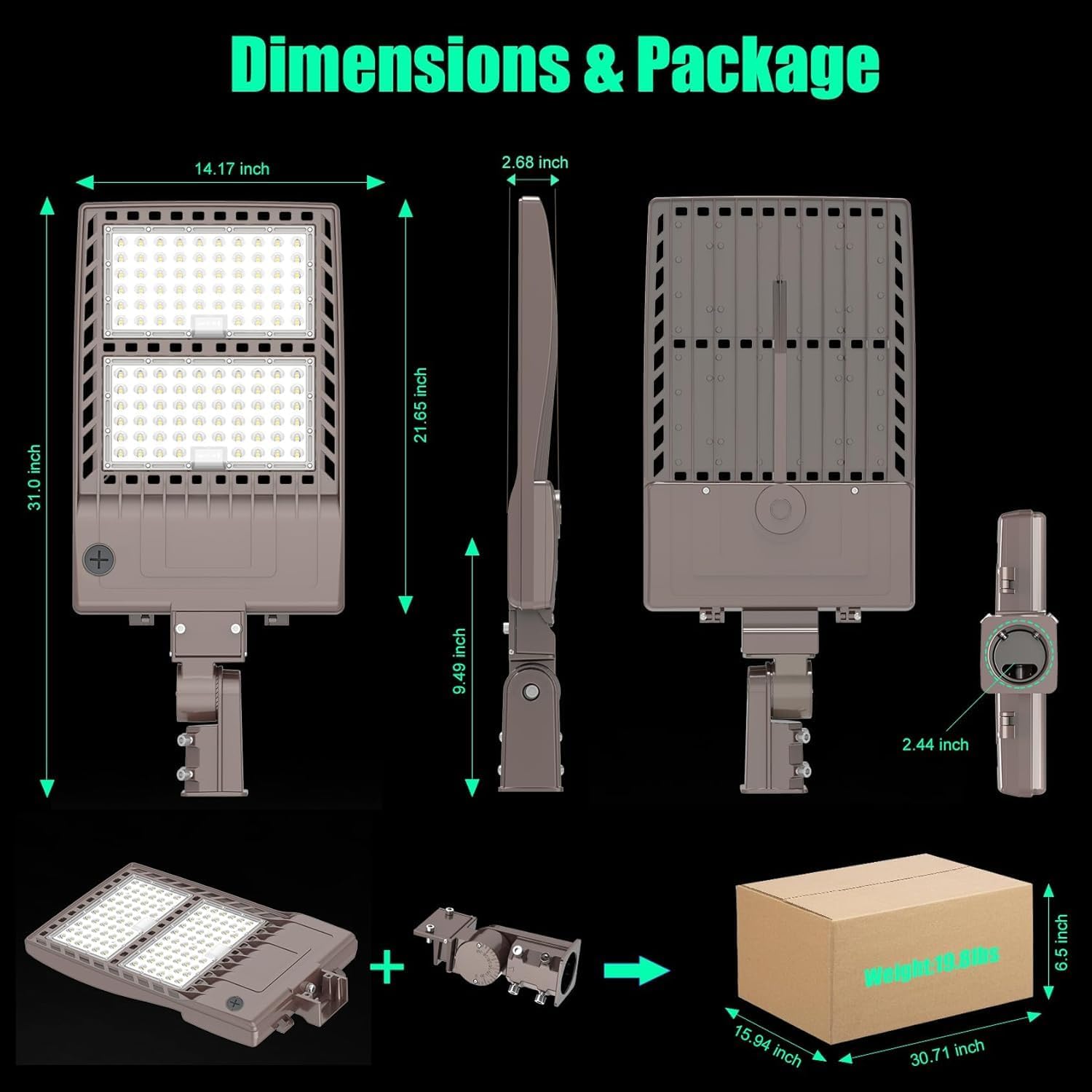 BBESTLED 2Pack 400W LED Parking Light Review