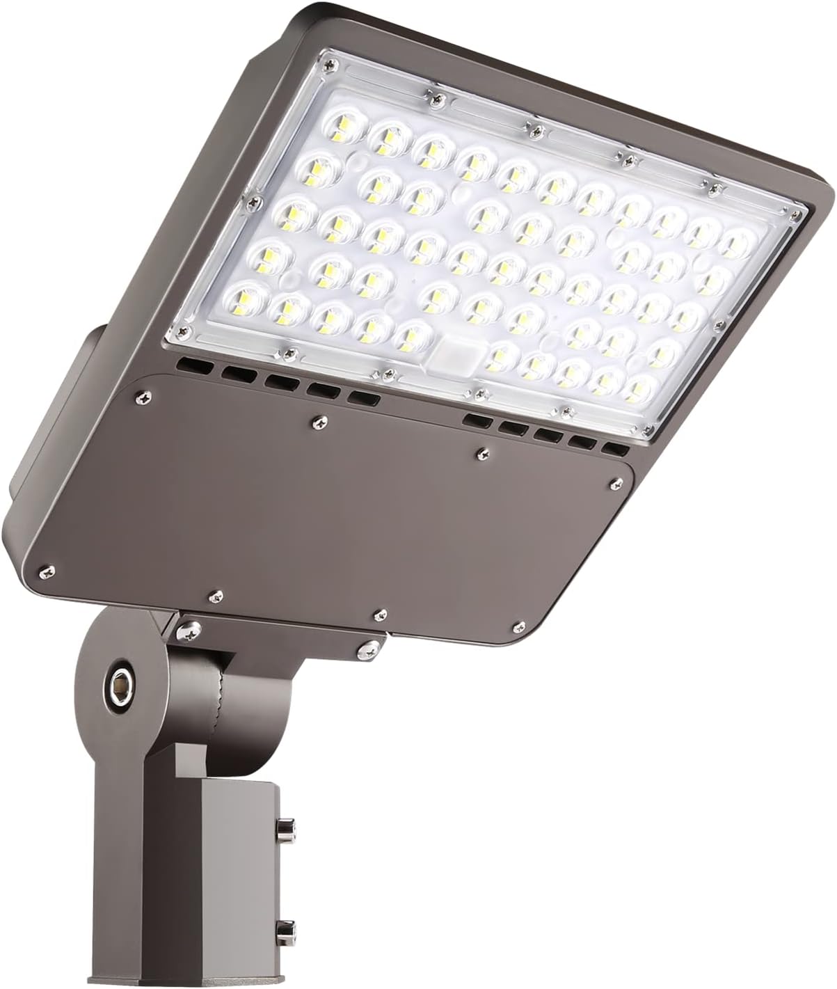 150W Outdoor LED Parking Lot Light with Slipfitter Mount, 5000K LED Area Light with Dusk to Dawn Photocell, 100-277V 21000LM[400-500W HPS/HID Equiv] ETL LED Commercial LED Flood Light