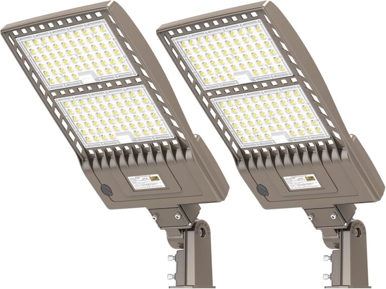 2 Pack 400W LED Parking Lot Lights Review