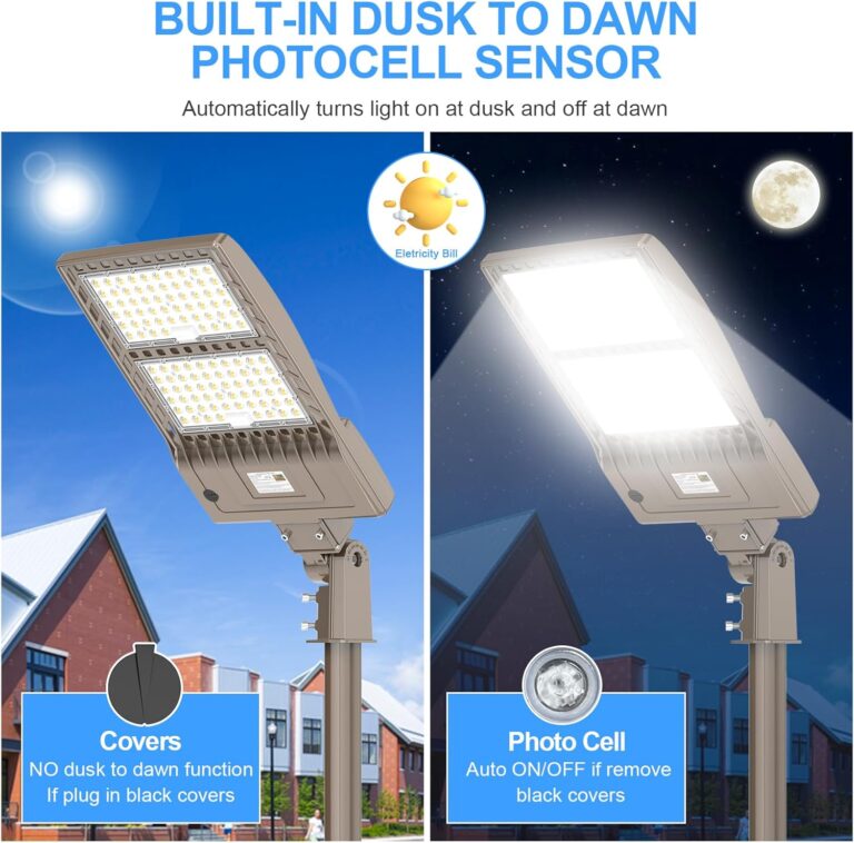 4 Pack 480V 400W LED Parking Lot Lights Review