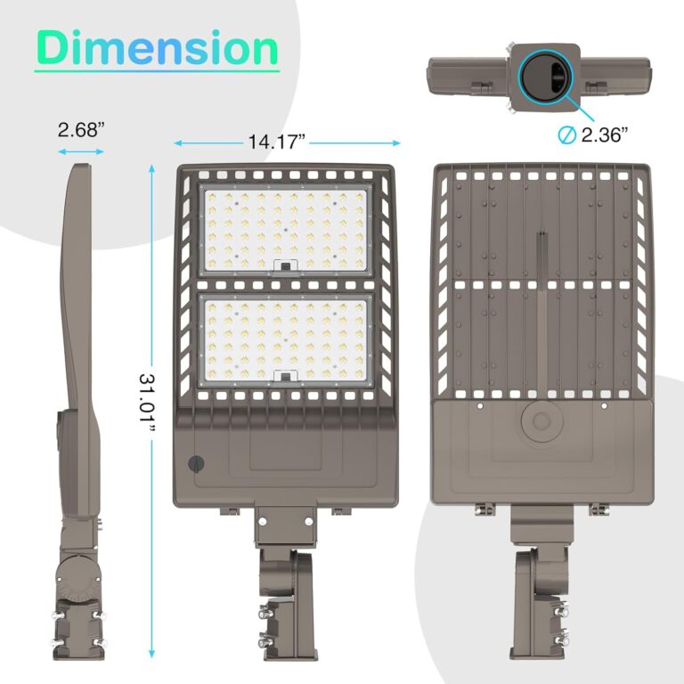 480V 400W LED Parking Lot Light Review