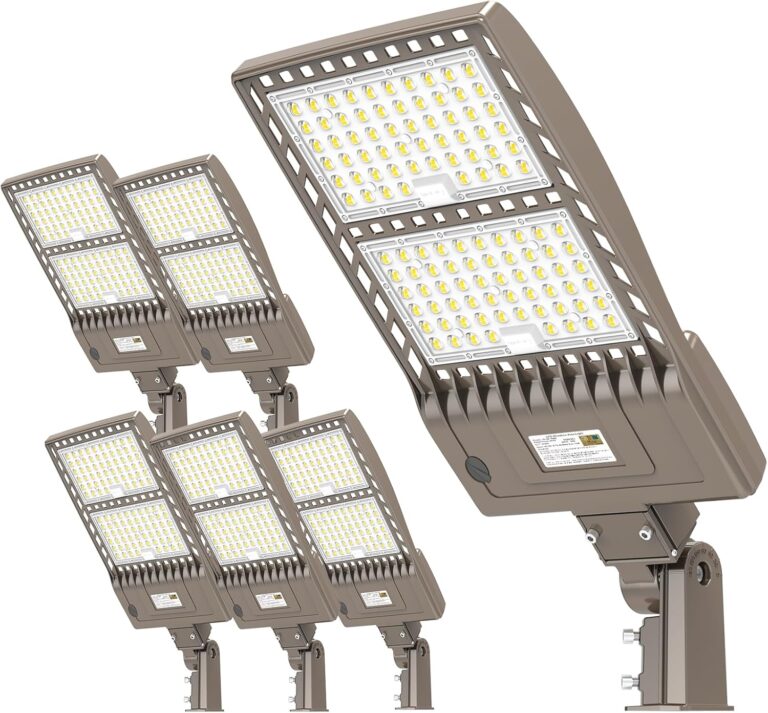 6 Pack 400W LED Parking Lot Light Review