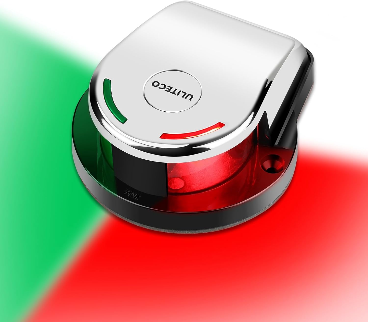 Boats Navigation Lights, Waterproof Boat LED Lighting 12V, Marine Bow and Stern Lights, Red and Green Night Fishing Deck Lights for Pontoon Yacht Fishing Kayak