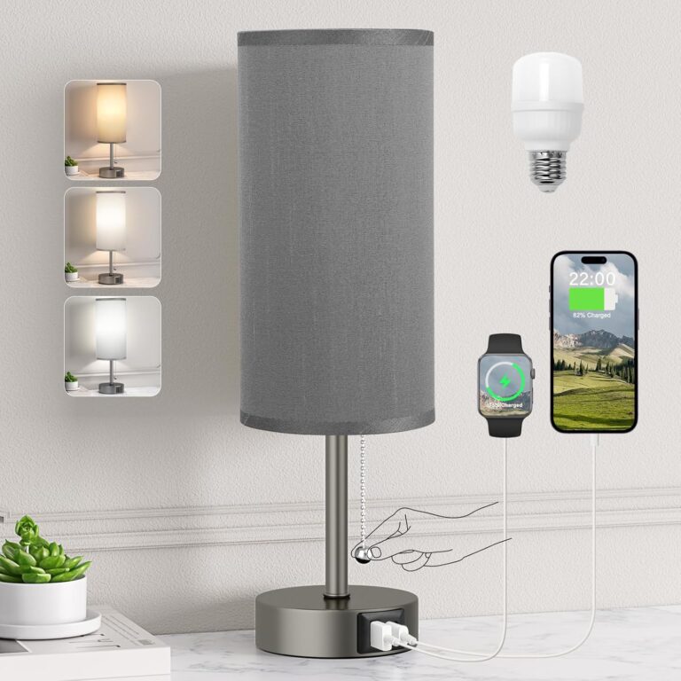 Grey Bedside Lamp Review