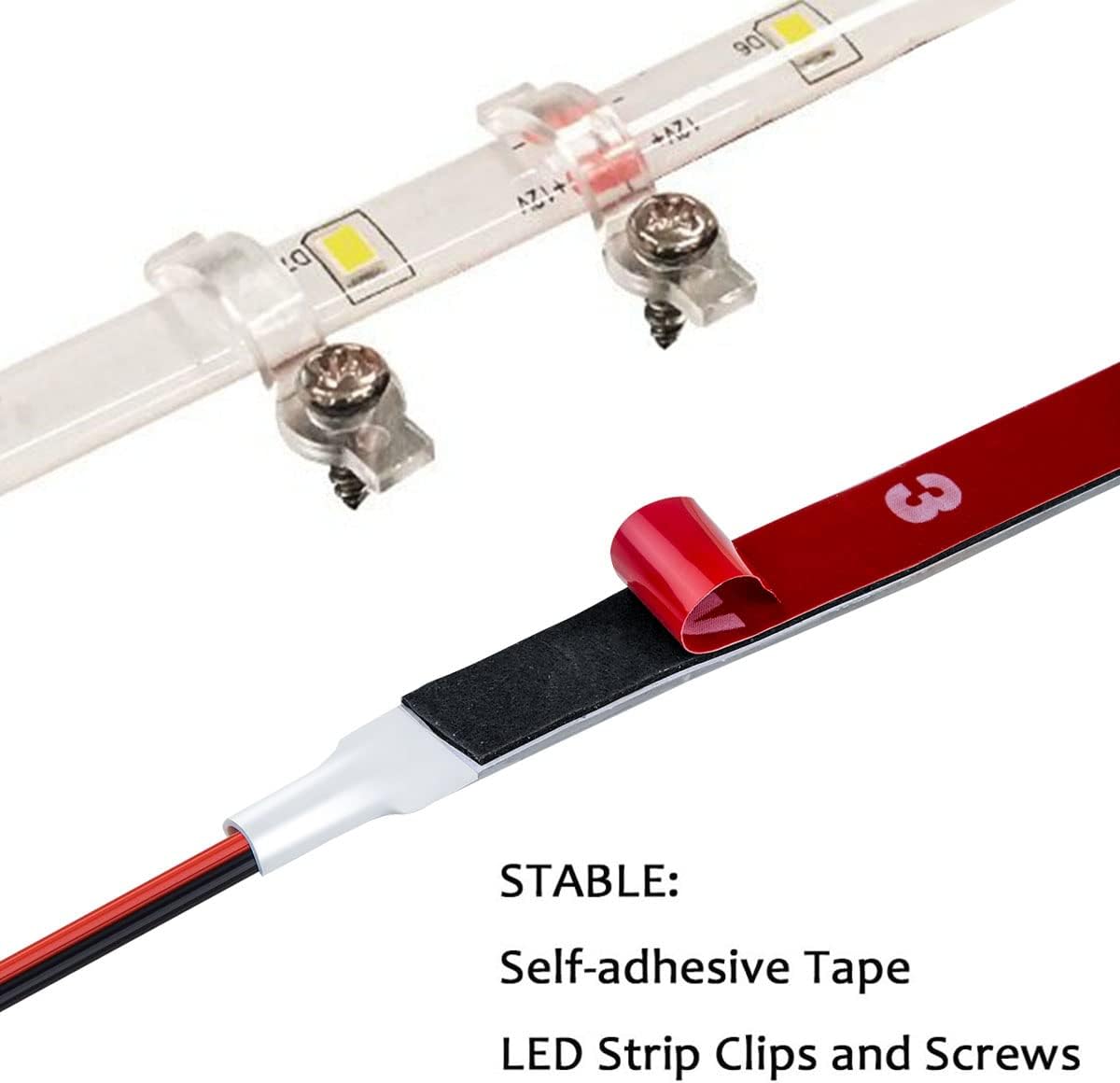 Marine Led Strip Lights, Pontoon Light Strip for Jon Bass Boat Sailboat Kayak, Marine Led Lights for Boats Deck Light Light Courtesy Interior Lights Fishing Night, 12v, 10m(32.8ft), Blue