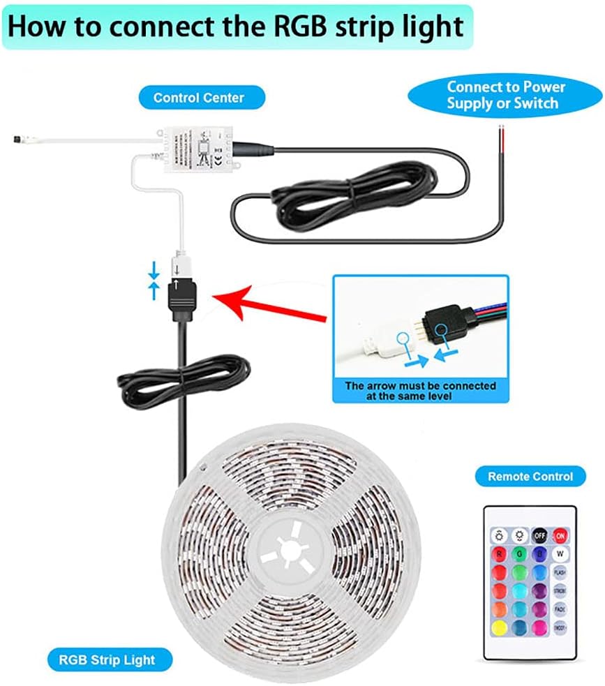 Pontoon Boat Light, Marine Led Light Strip for Duck Jon Bass Boat Sailboat Kayak Led Flex Lighting for Boat Fishing Deck Light Accent Light Courtesy Interior Lights, RGB, 12v