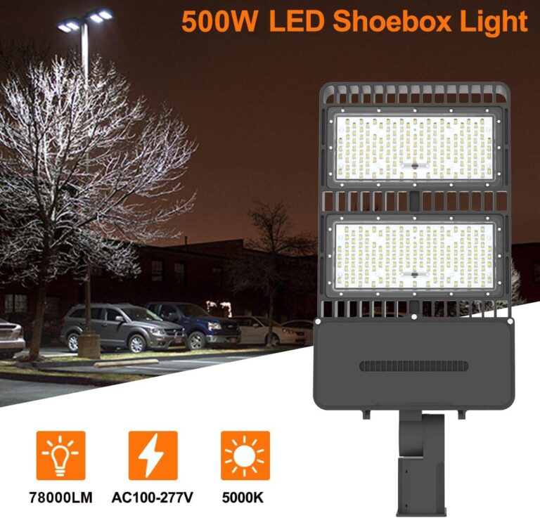 400W LED Shoebox Parking Lot Light Review