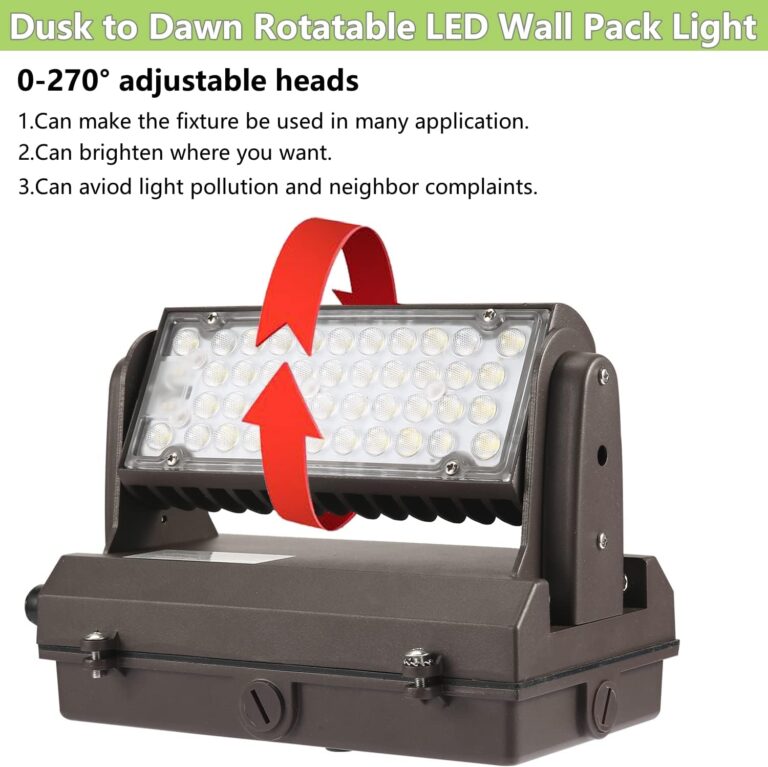 Dusk to Dawn100W Rotatable LED Wall Pack Light Review