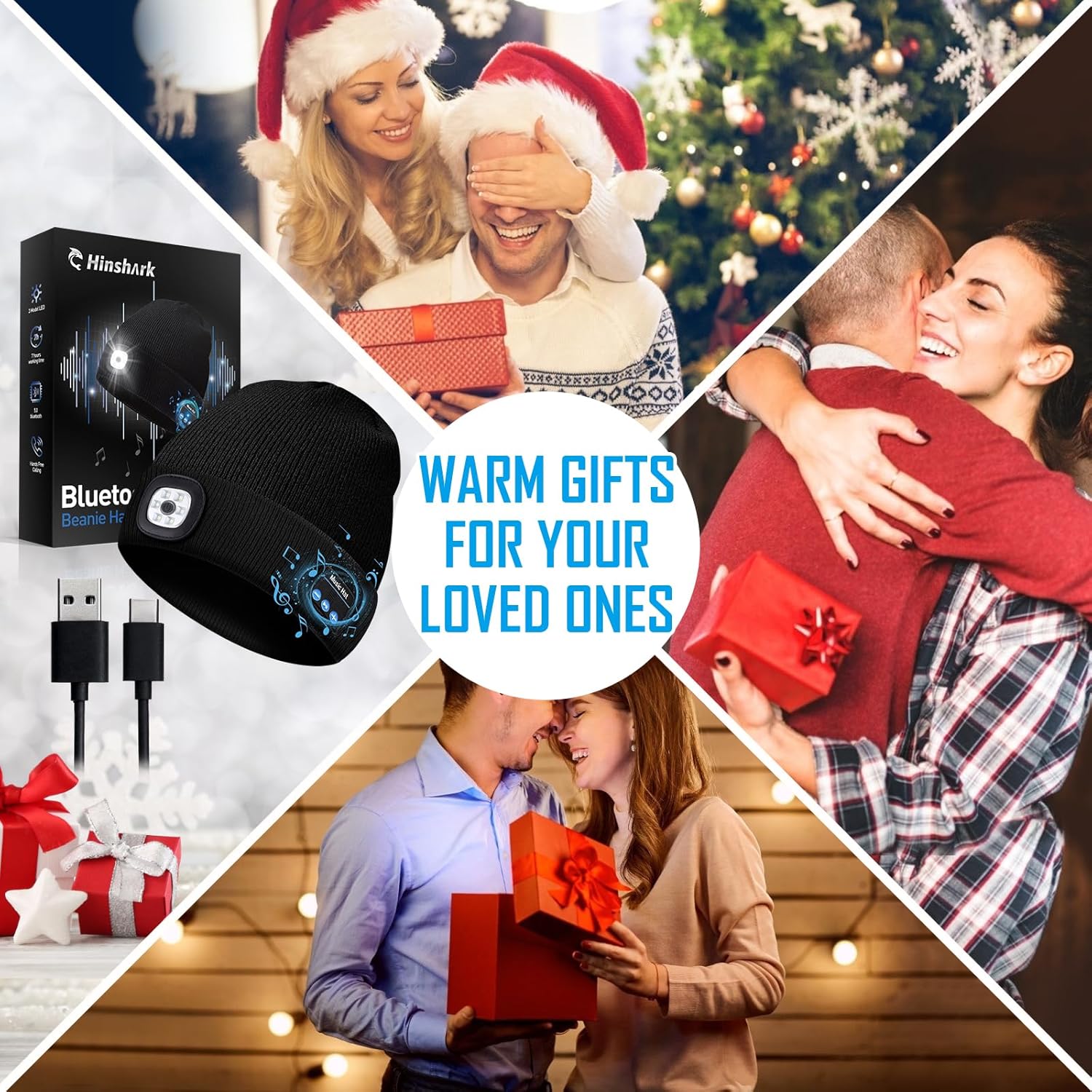Presents for Men, LED Bluetooth Beanie Hat, Male Gifts, Birthday Presents for Men Dad Him Spouse Grandpa, Dad Presents for Men Who Have Everything Camping Hiking Gear Cool Devices for Men Black Presents for Men, LED Bluetooth Beanie Hat, Male Gifts, Birthday Presents for Men Dad Him Spouse Grandpa, Dad Presents for Men Who Have Everything Camping Hiking Gear Cool Devices for Men Black